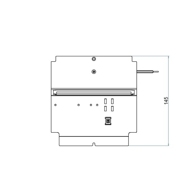 Produktbild UBD 165 185  -  Steckdoseneinsatz mit 3x 45x45-Ausschnitten, leer